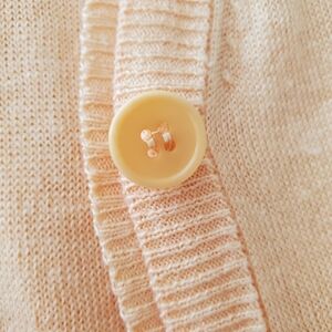 Lafayette 148 Twin Sweater Set in Orange Sherbet Color, S/M